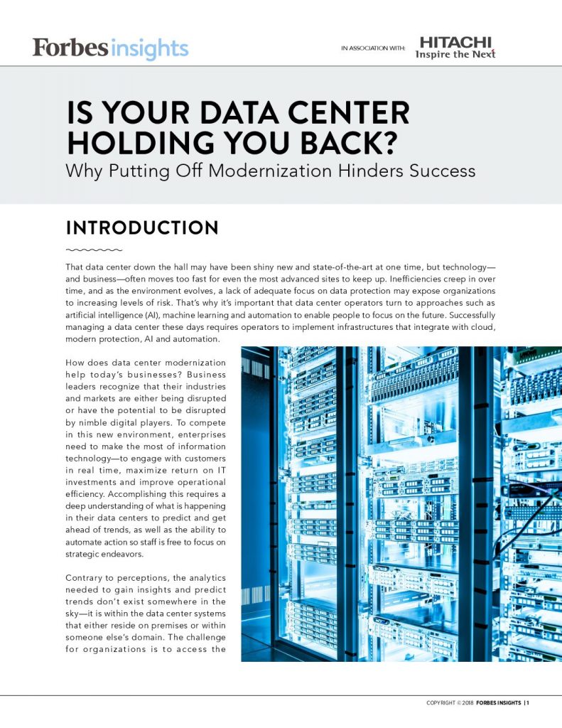 Is Your Data Center Holding You Back? Why Putting Off Modernization Hinders Success