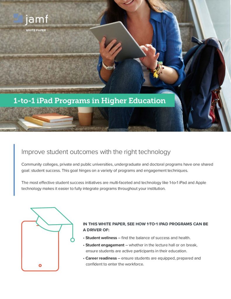 1-to-1 iPad Programs in Higher Education