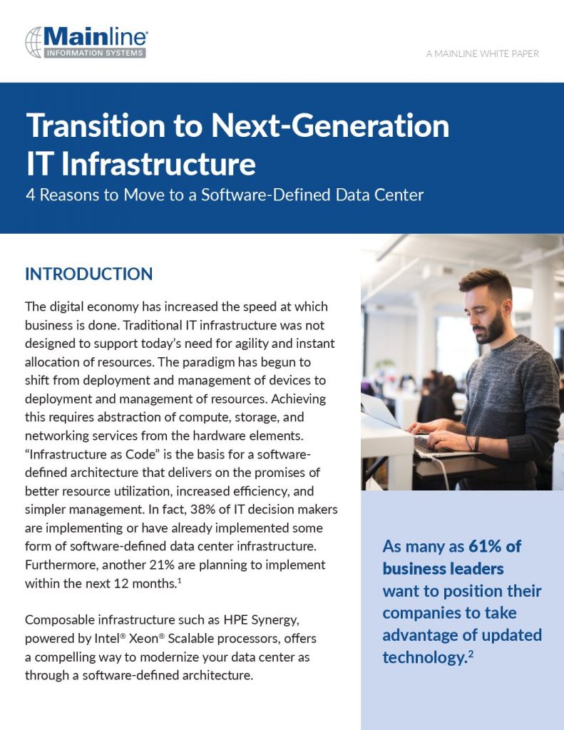 Transition to Next-Generation IT Infrastructure