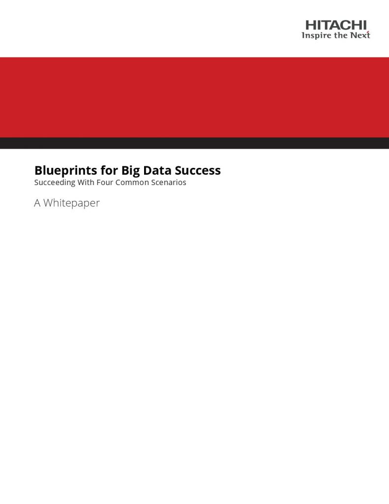Blueprints for Big Data Success
