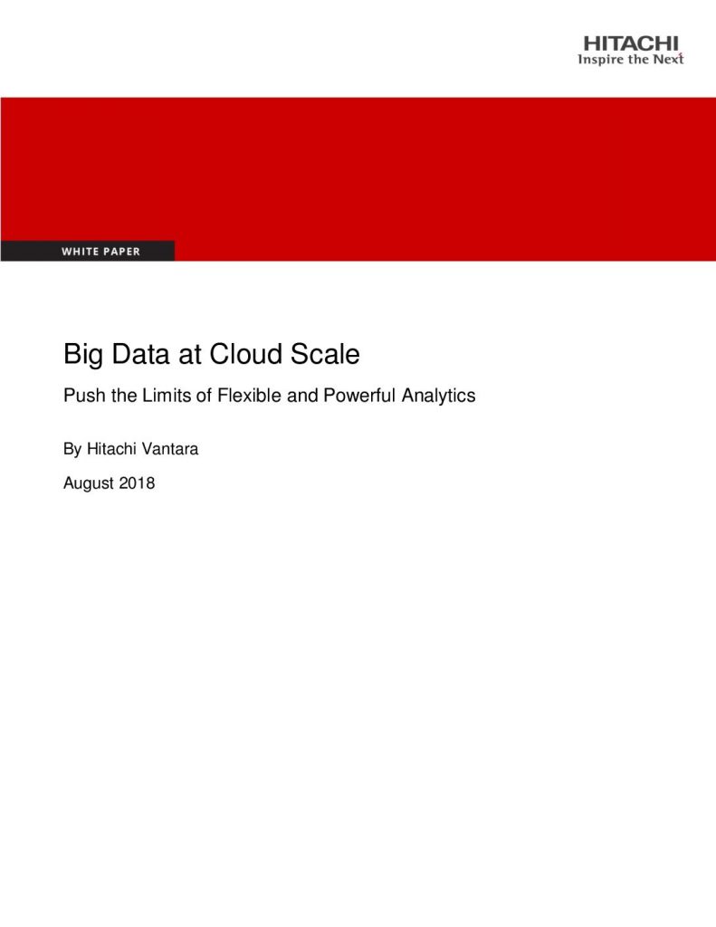 Big Data at Cloud Scale