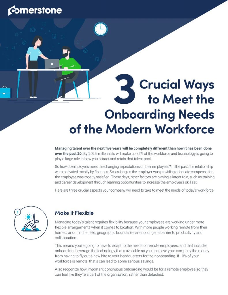 3 Crucial Way to Meet the Onboarding Needs of the Modern Workforce