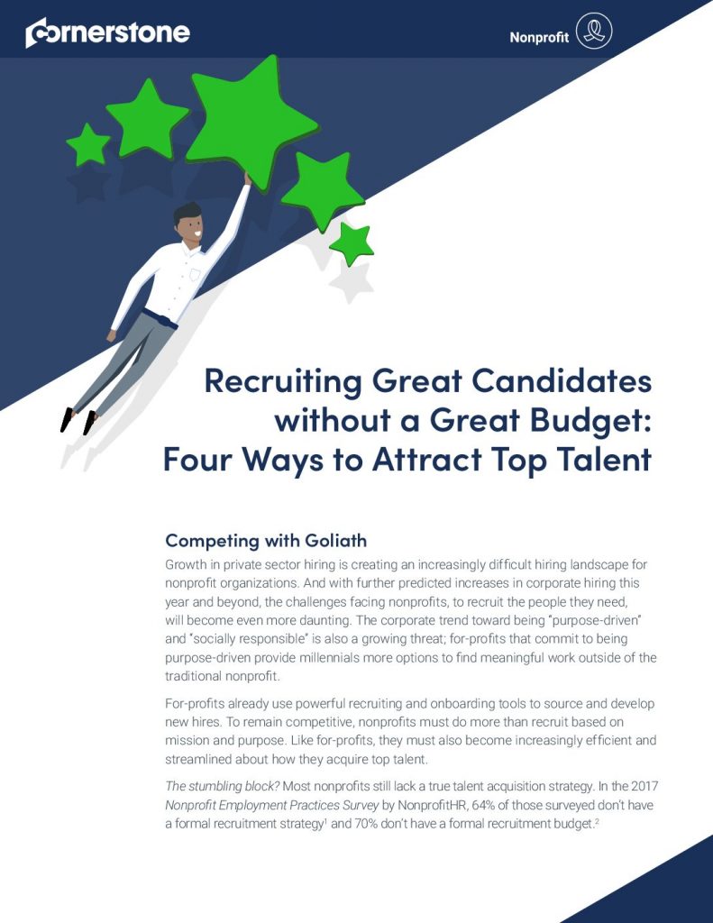 Nonprofit: Recruiting Great Candidates Without a Great Budget