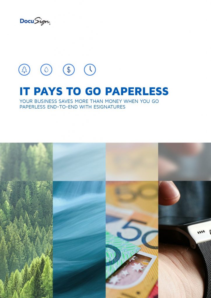 IT PAYS TO GO PAPERLESS