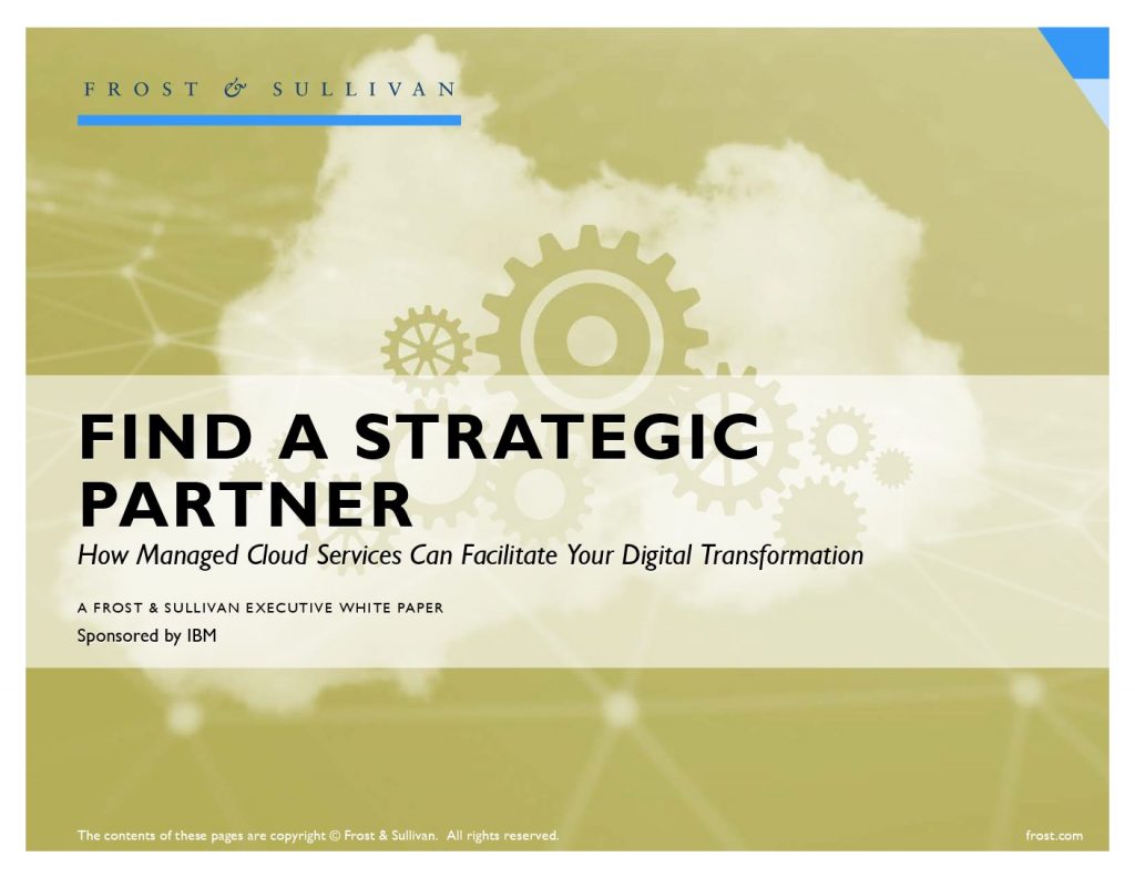 Find a Strategic Partner:  How Managed Cloud Service can Facilitate your Digital Transformation