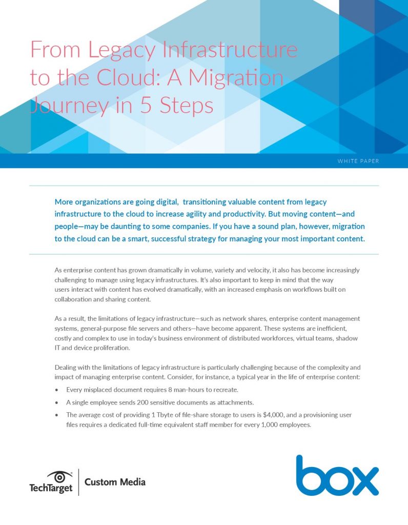 5 Steps To The Cloud