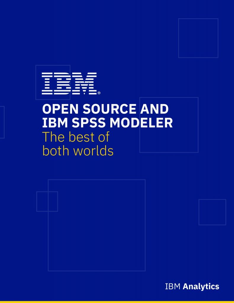 Open Source and IBM SPSS Modeler the best of both worlds