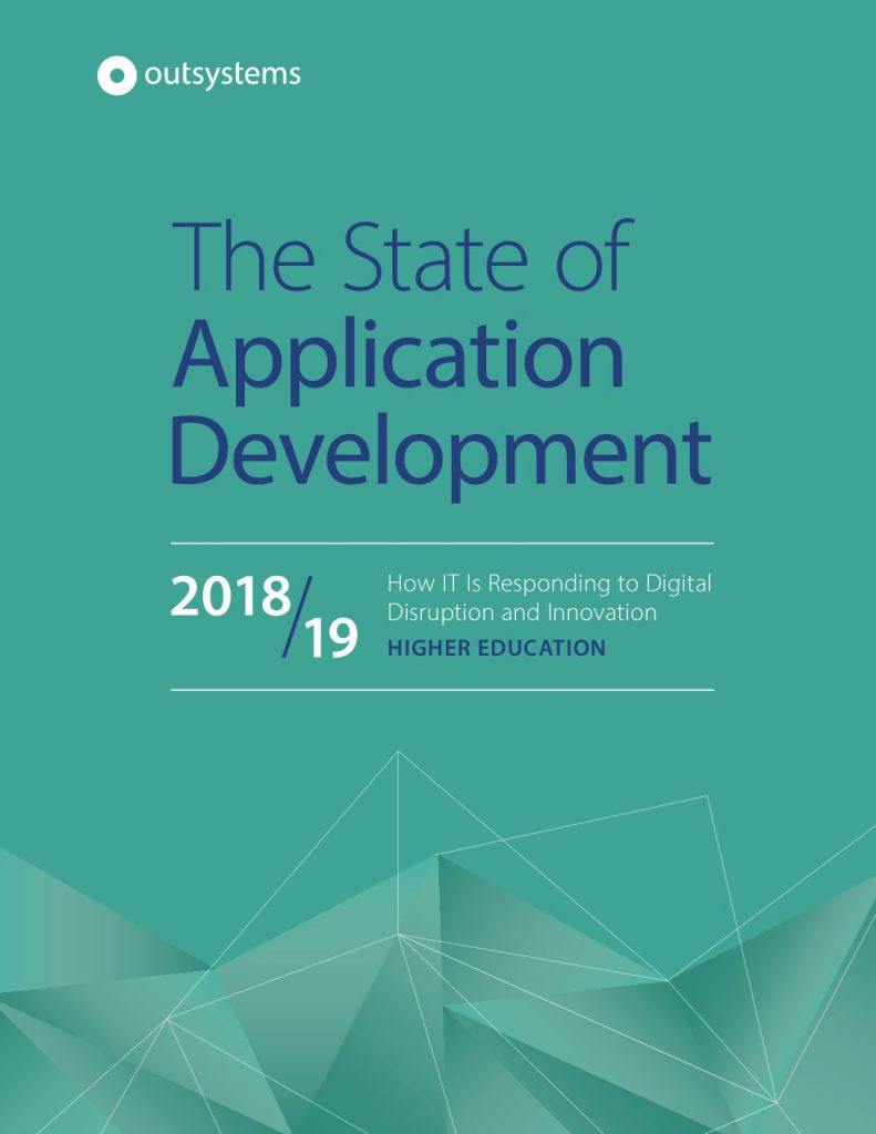 State of Application Development, 2018 – 2019: Higher Education