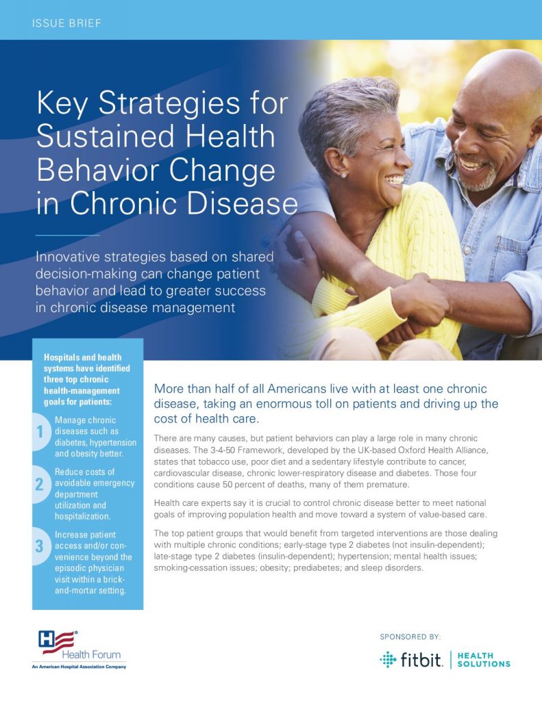 Key Strategies for Sustained Health Behavior Change in Chronic Disease