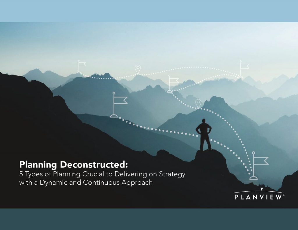 Planning Deconstructed: 5 Types of Planning Crucial to Delivering on Strategy with a Dynamic and Continuous Approach