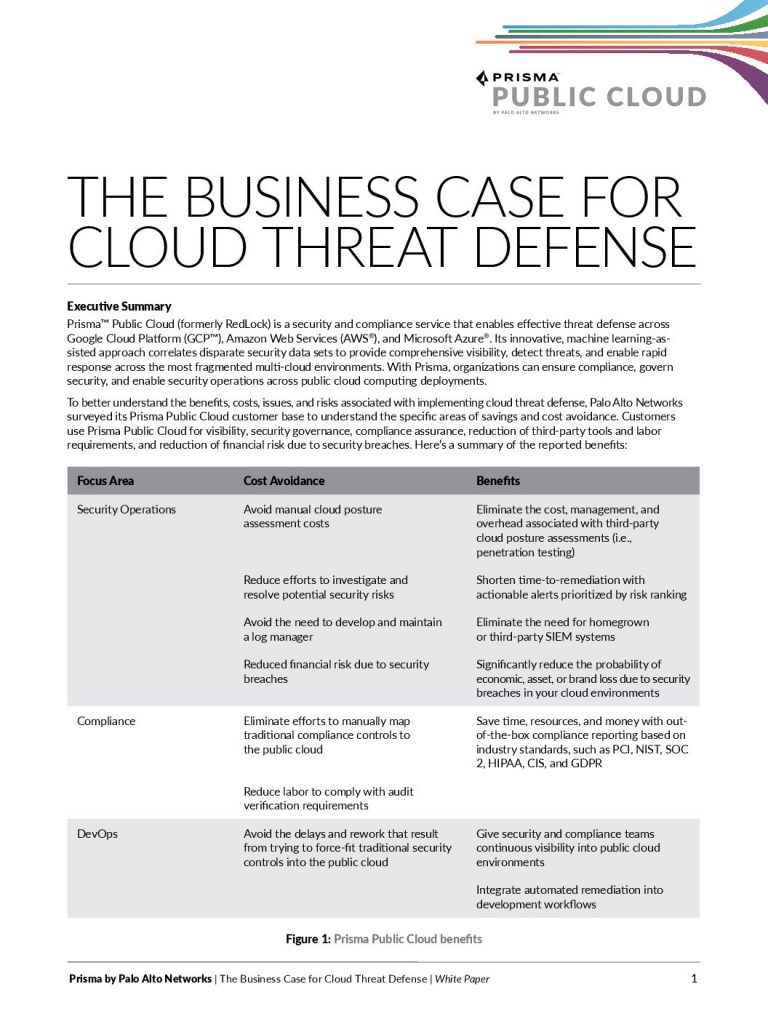 eBook: Business Case for Cloud Threat Defense