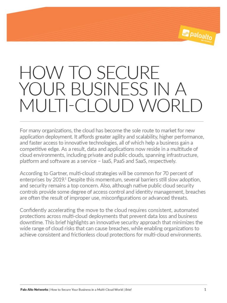 eBook: How to Secure Your Business in a Multi-Cloud World