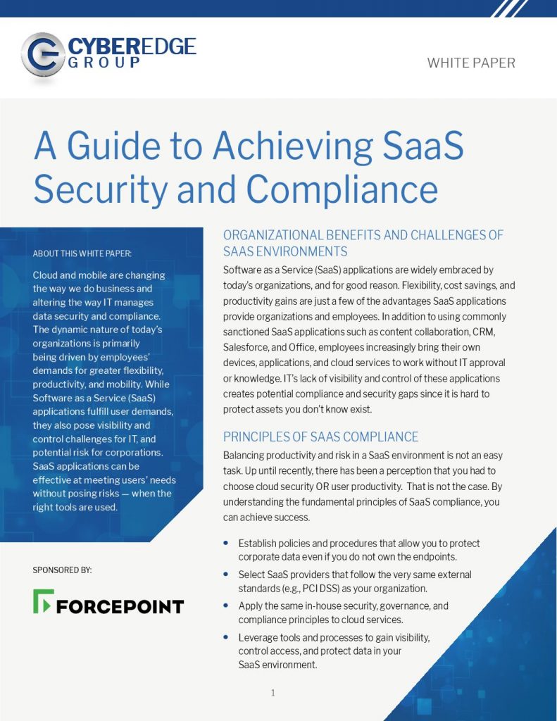 A Guide to Achieving SaaS Security and Compliance