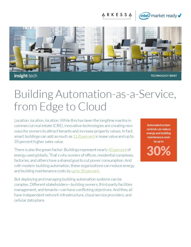 Building Automation-as-a-Service, from Edge to Cloud