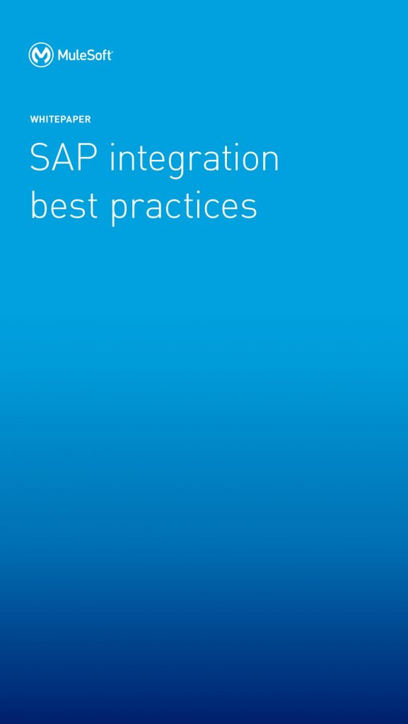 SAP integration best practices