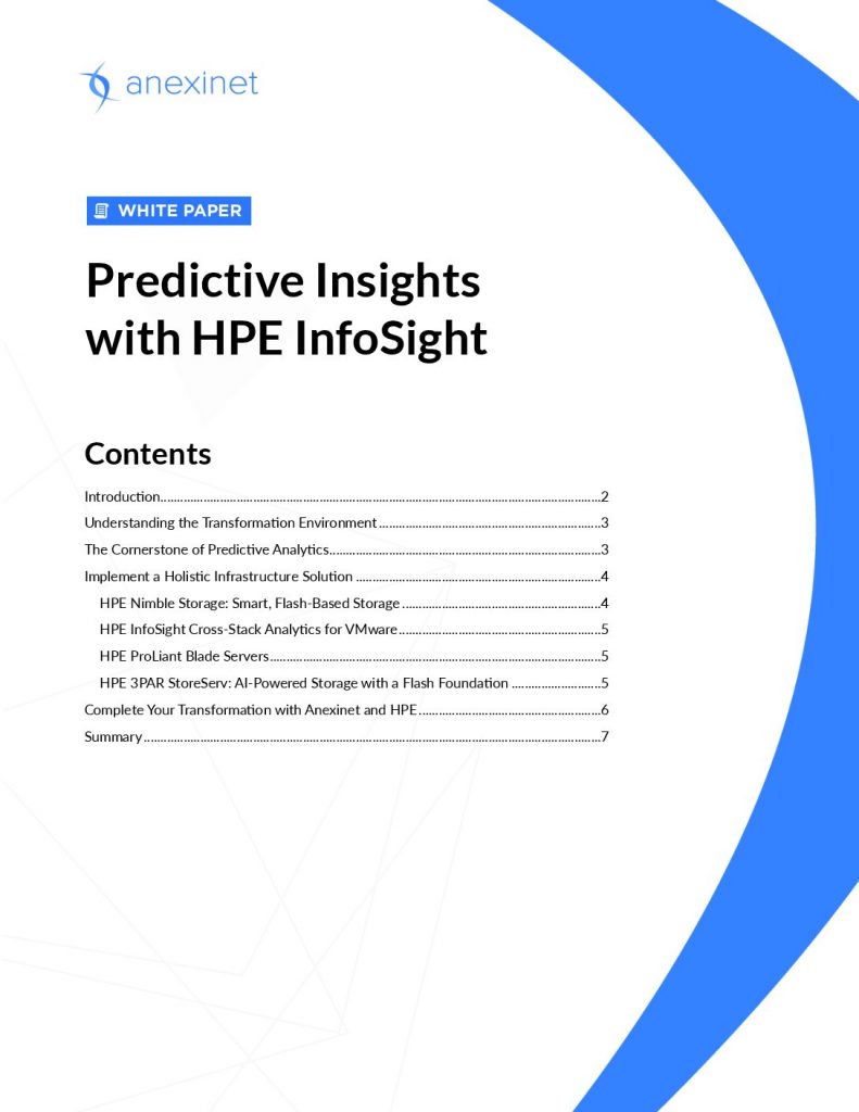 Predictive Insights with HPE InfoSight