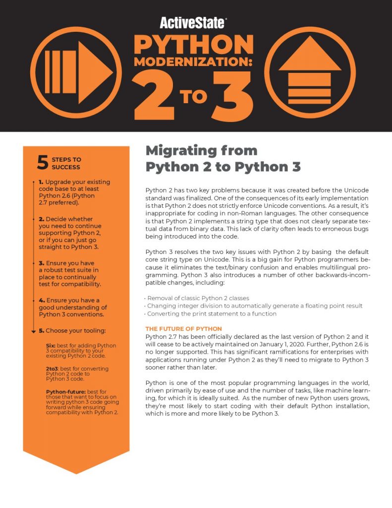 Python Modernization: 2 To 3