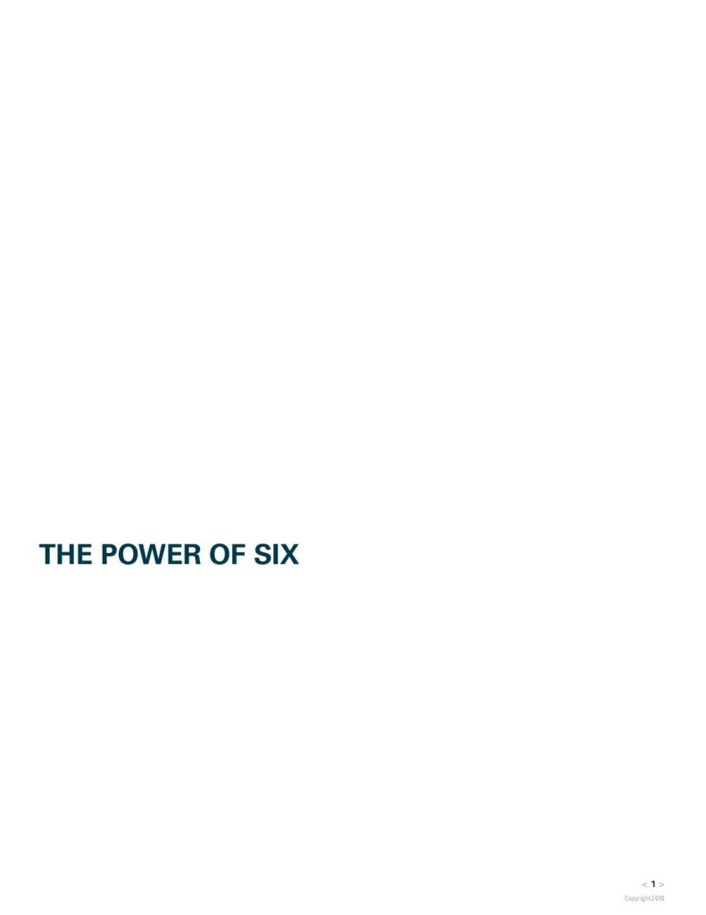 The Power of Six: The Six Must-Haves for an Intelligent Supply Chain