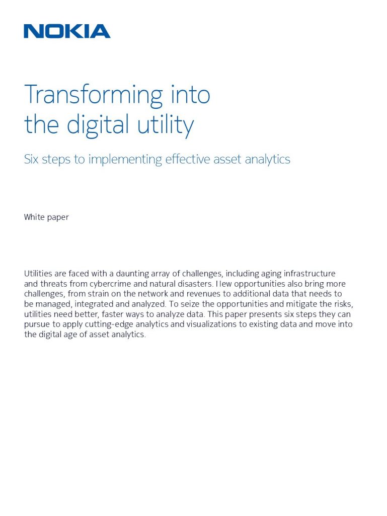 Transforming into the digital utility