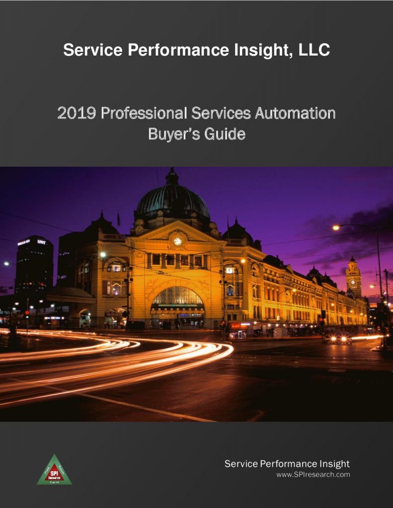 2019 Professional Services Automation Buyer’s Guide