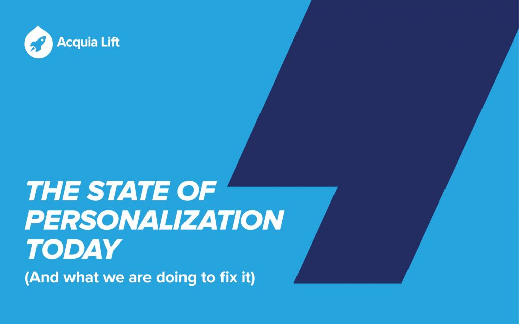 The State of Personalization Today