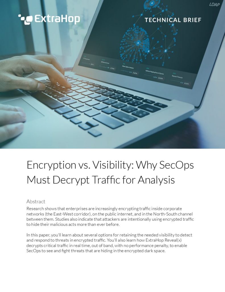 Encryption vs. Visibility: Why SecOps Must Decrypt Traffic for Analysis