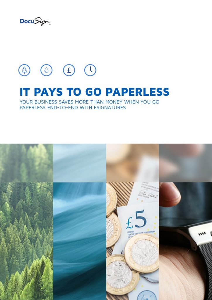 It Pays to Go Paperless