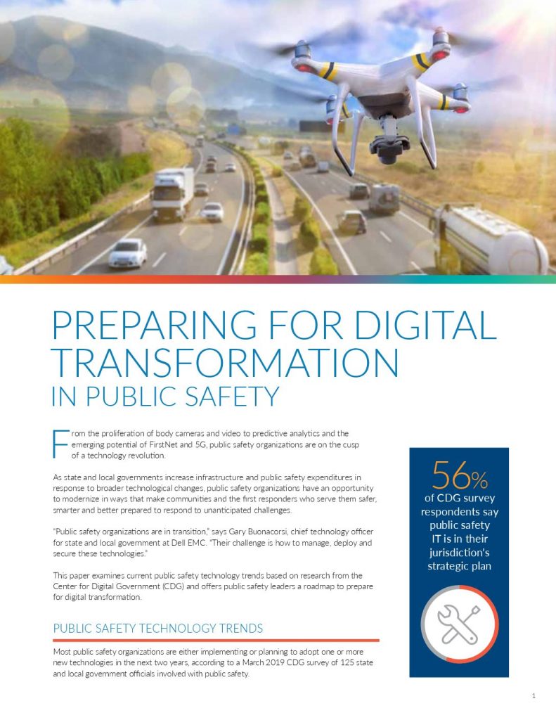 Preparing for Digital Transformation in Public Safety