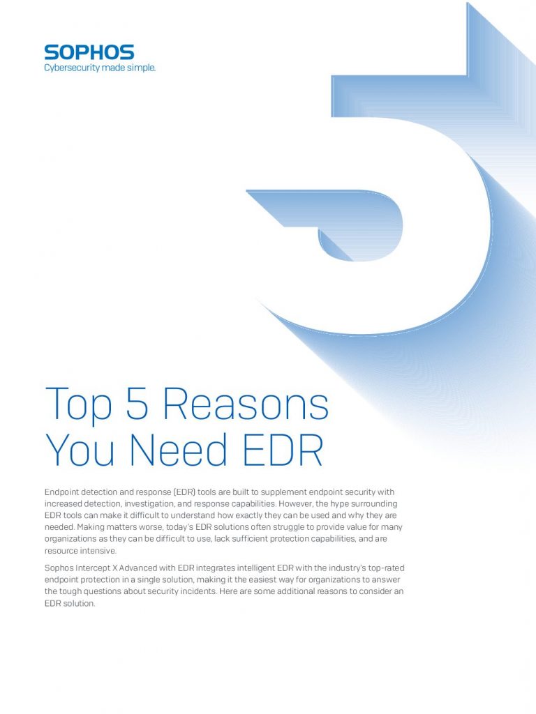 Top 5 Reasons You Need EDR