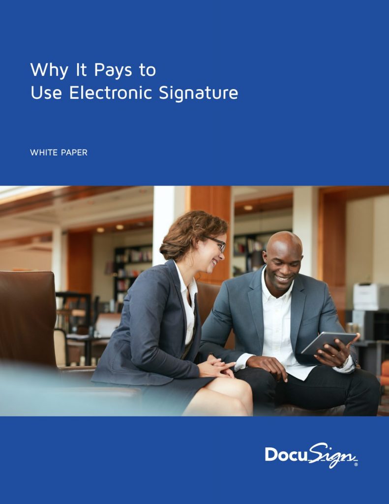 Why It Pays to Use Electronic Signature