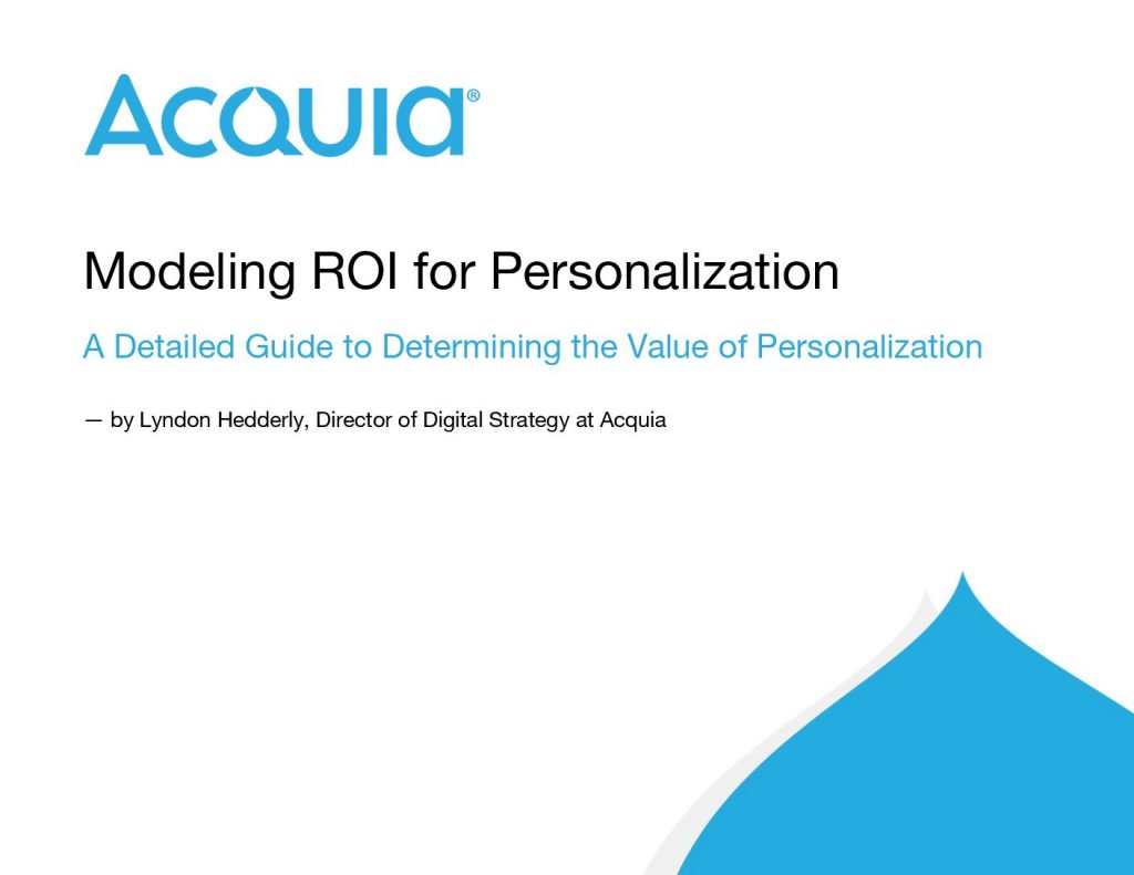 Modeling ROI for Personalization