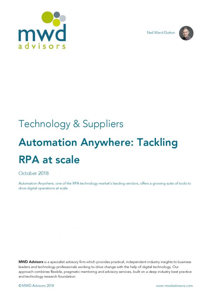 Automation Anywhere: Tackling RPA at Scale