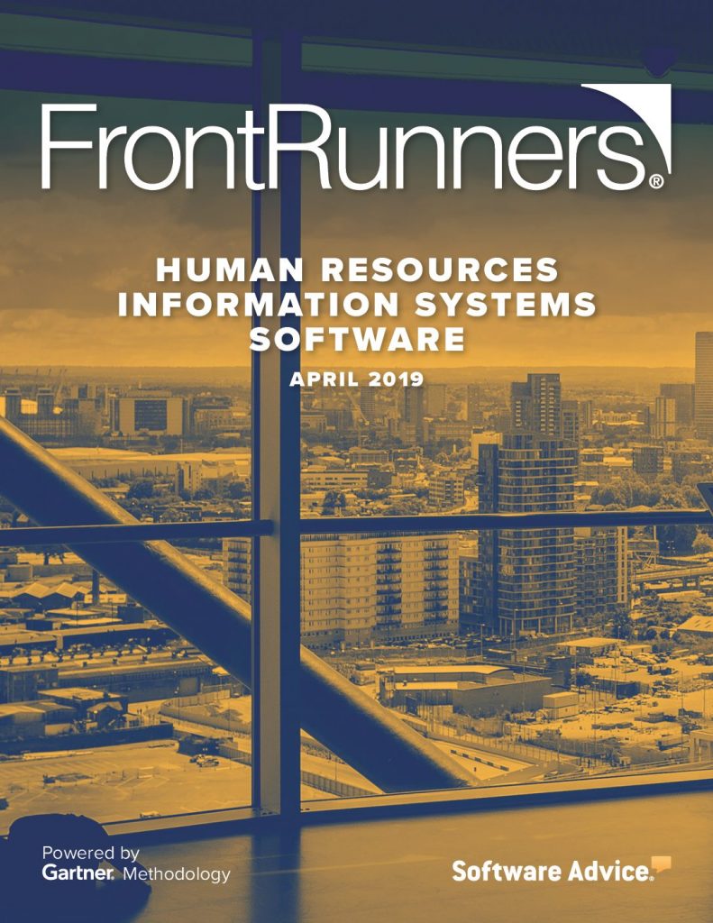 Software Advice Front Runners – The Best Human Resources Software for 2018