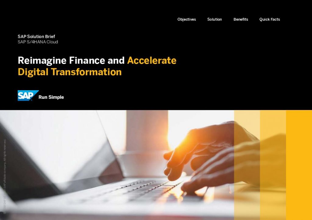 Reimagine Finance and Accelerate Digital Transformation