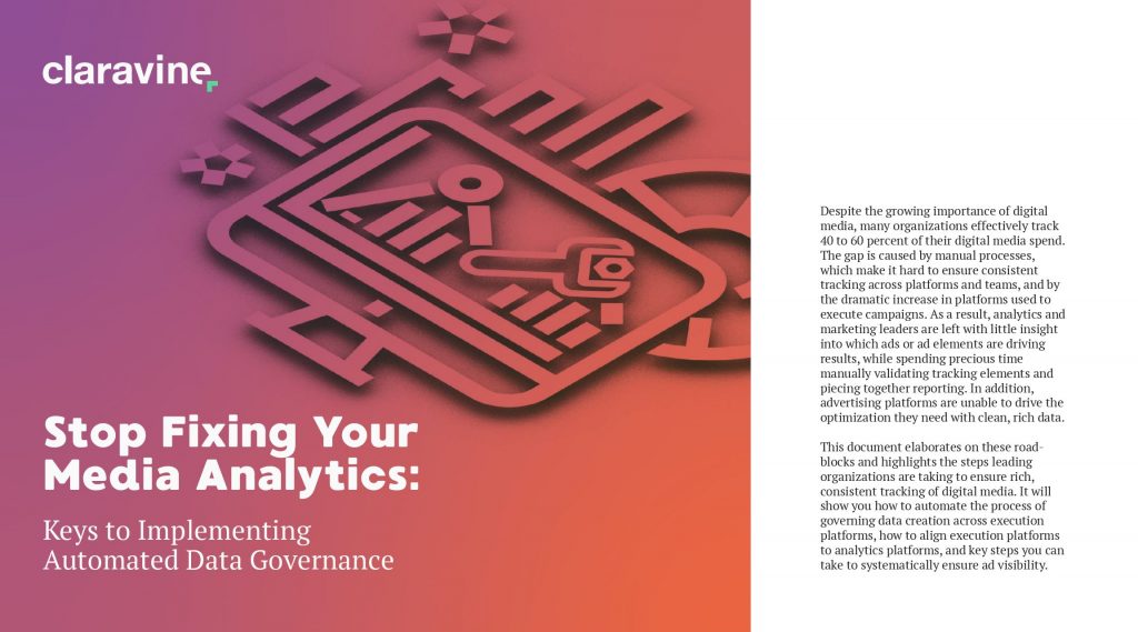Stop Fixing Your Media Analytics: Keys to Implementing Automated Data Governance