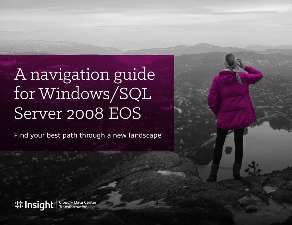 A navigation guide for Windows/SQL Server 2008 EOS