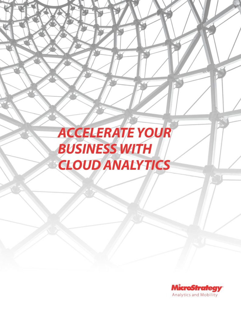 Accelerate Your Business With Cloud Analytics