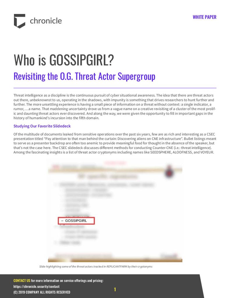 Who is GOSSIPGIRL?