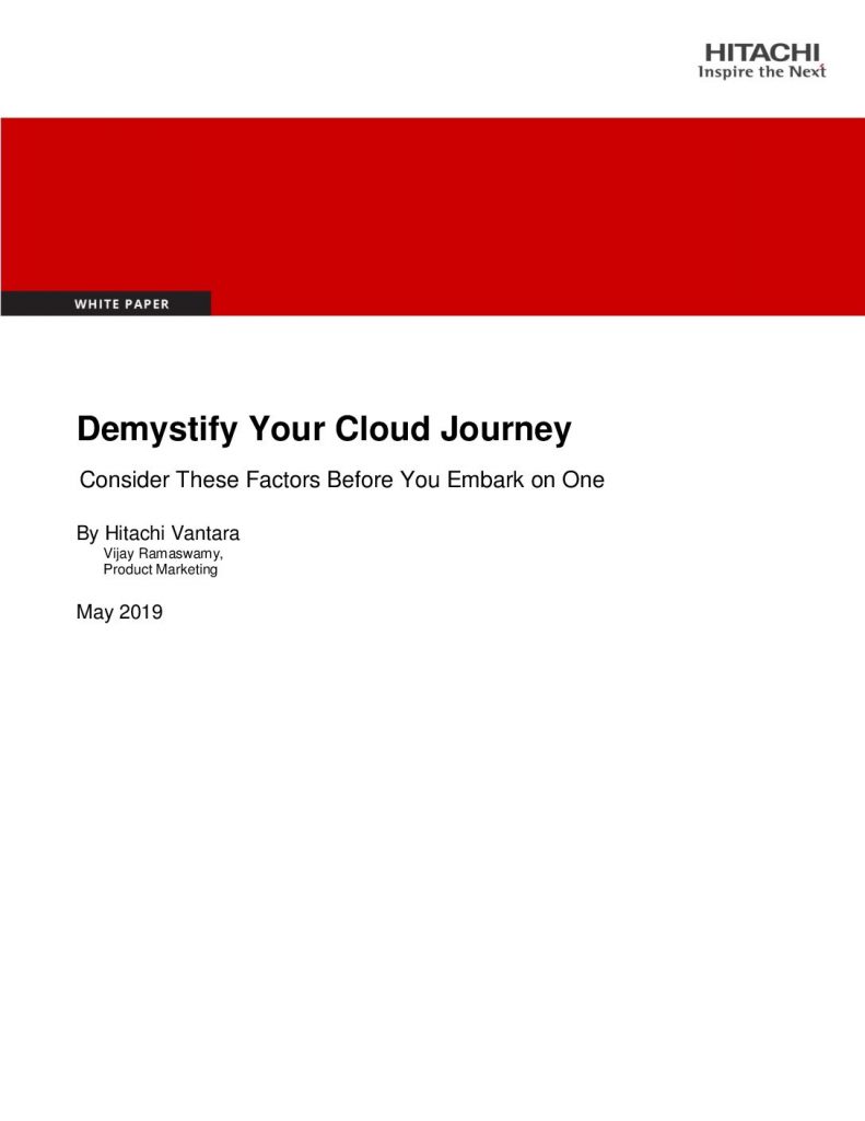 Demystify Your Cloud Journey