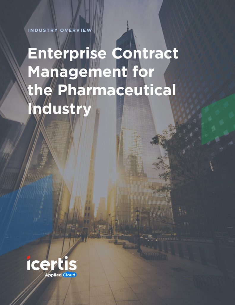 Enterprise Contract Management for the Pharmaceutical Industry