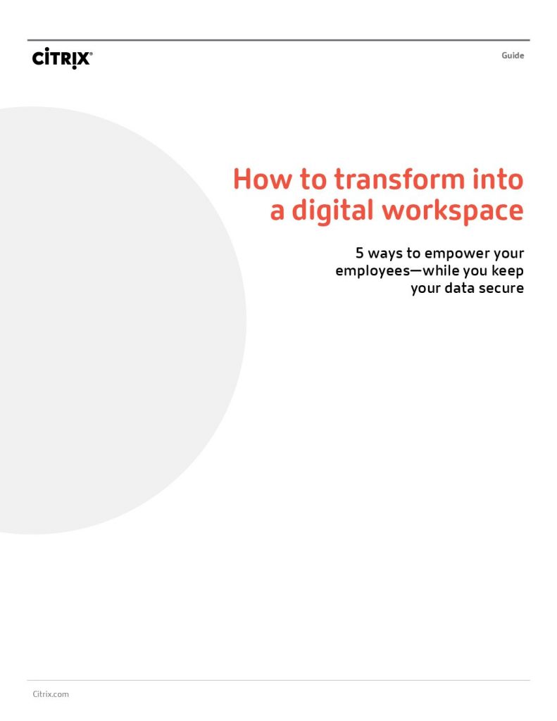 How to transform into a digital workspace