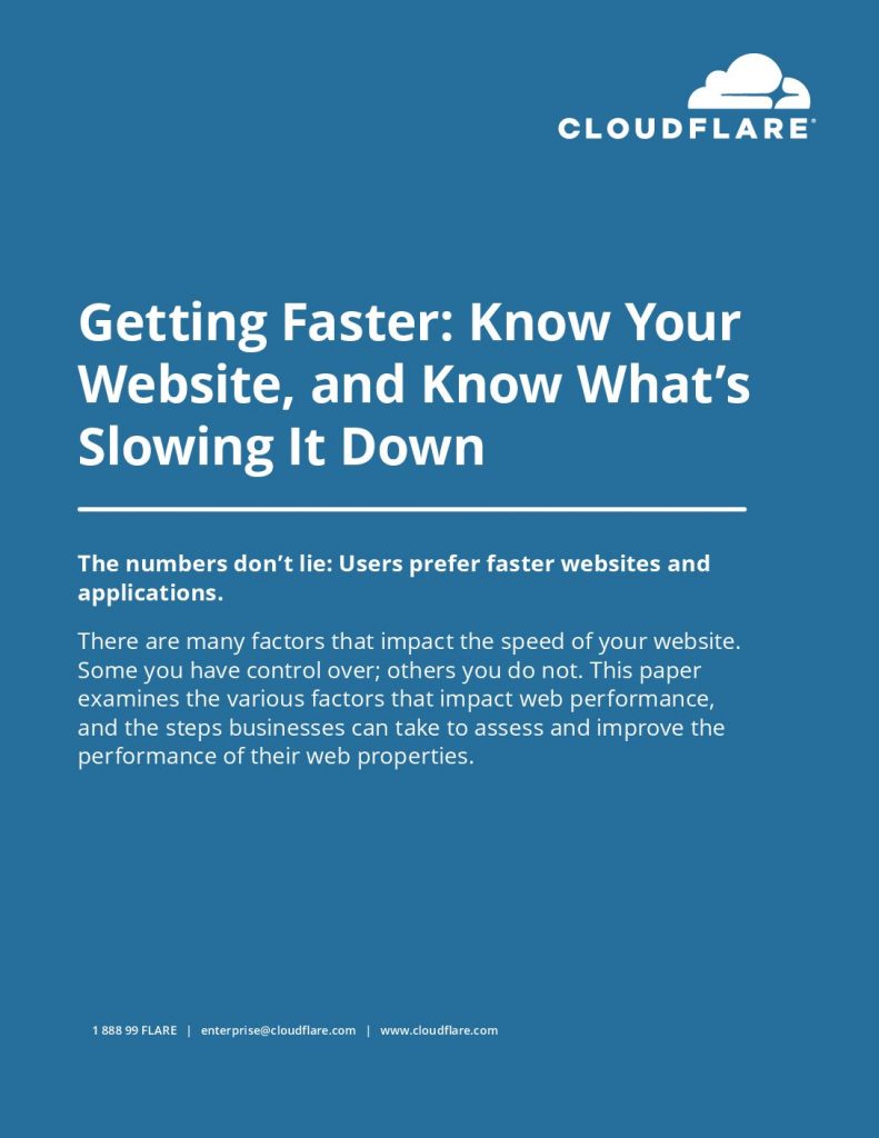 Getting Faster: Know Your Website, and Know What’s Slowing It Down