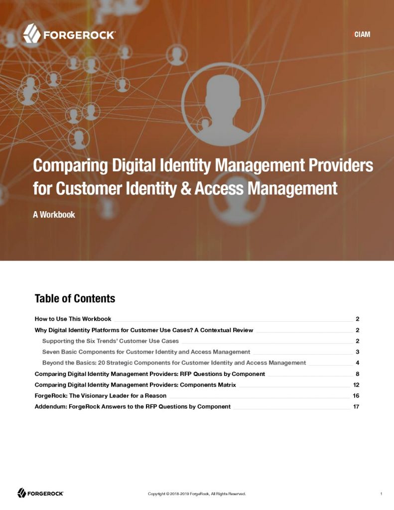 Comparing Digital Identity Management Providers for Customer Identity and Access Management