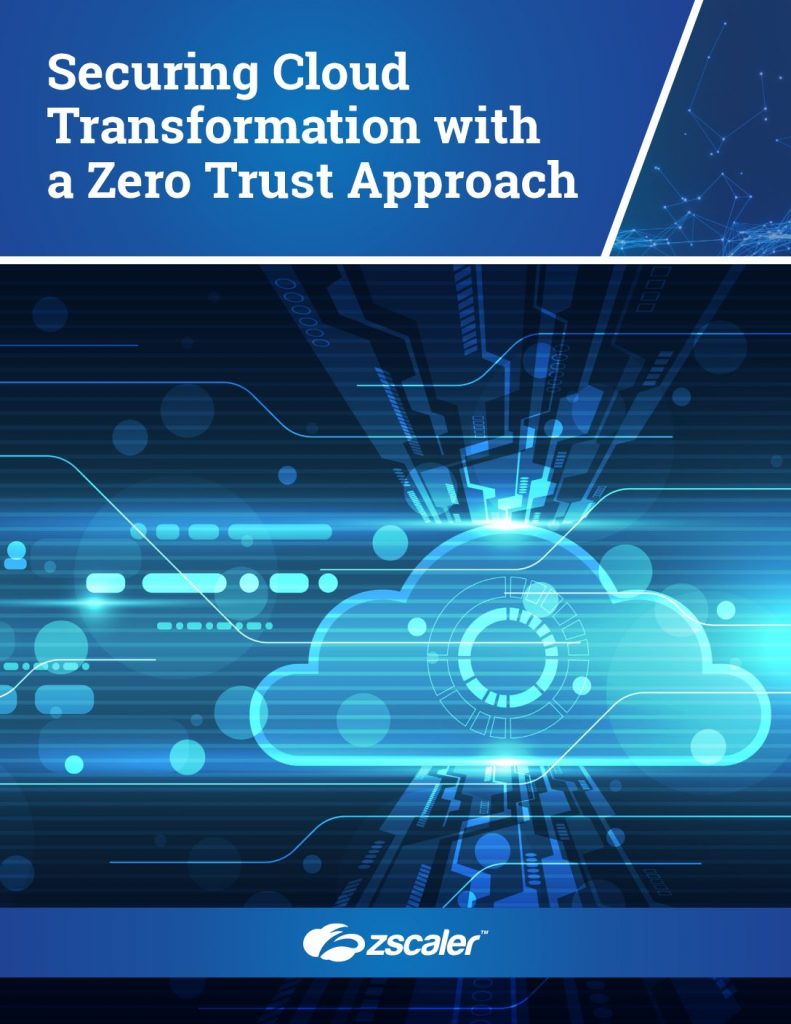 Securing Cloud Transformation with a Zero Trust Approach