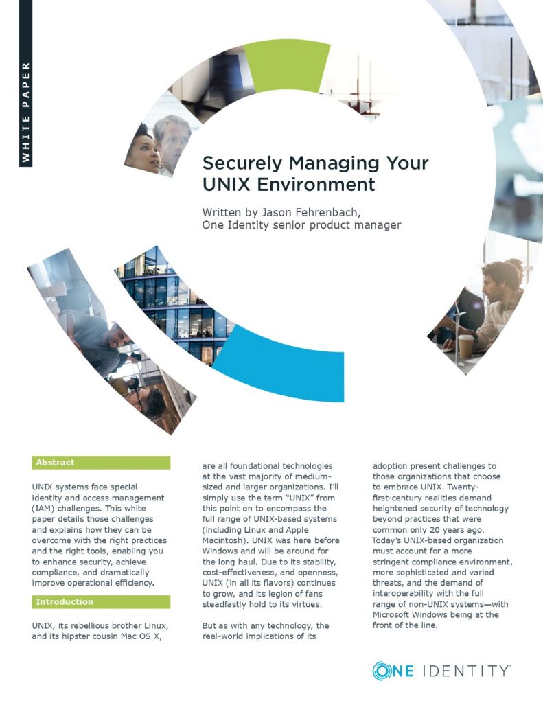 Securely Managing Your Unix Environmen