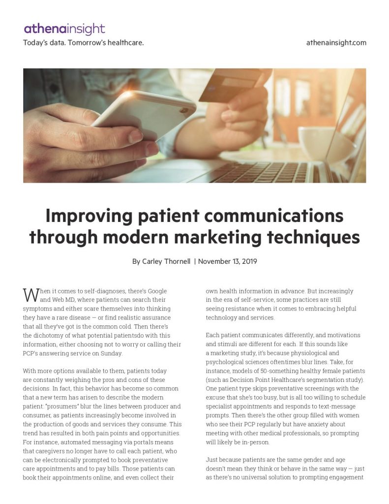 To drive patient engagement, try these marketing techniques