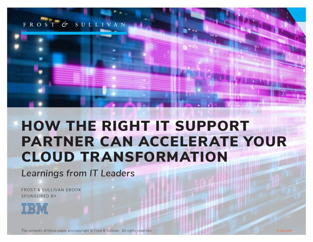 Frost & Sullivan: How the right IT Support partner can help accelerate cloud transformation