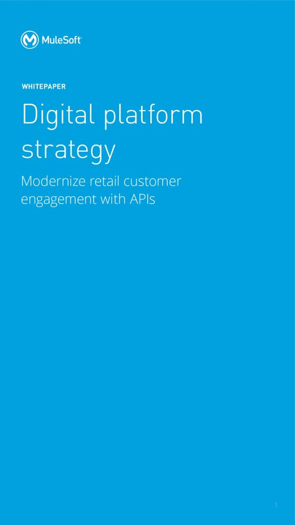 Modernize retail customer engagement with APIs