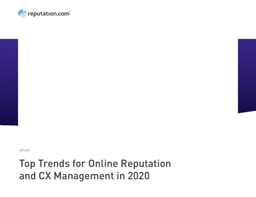 Top Trends for Online Reputation and CX Management in 2020