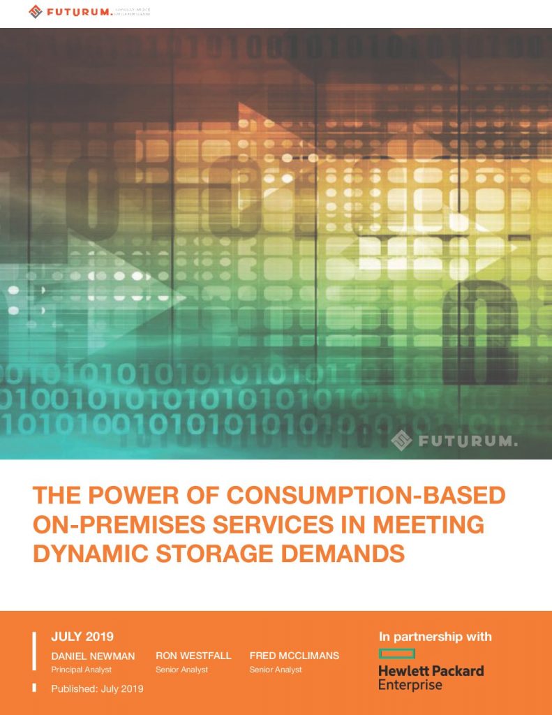 The Power of Consumption-Based-On-Premises Services In Meeting Dynamic Storage Demands